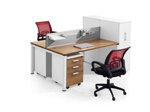 办公桌椅之时尚简洁型胶板材质办公屏风卡位