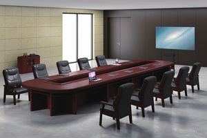 办公家具之大会议室使用会议桌传统风格-