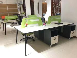 办公桌椅之现代简约办公室办公桌组合桌椅