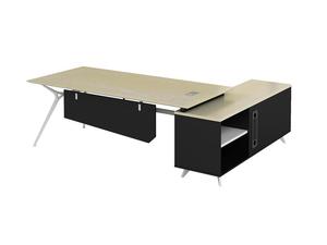 办公桌椅之简约时尚轻便胶板材质经理办公桌