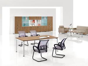 办公桌椅之事业单位会议室区域胶板材质会议洽谈台
